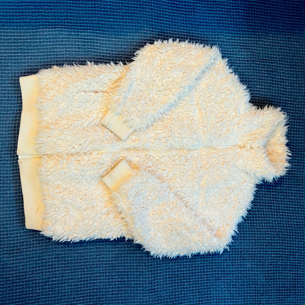 Fuzzy White Jacket